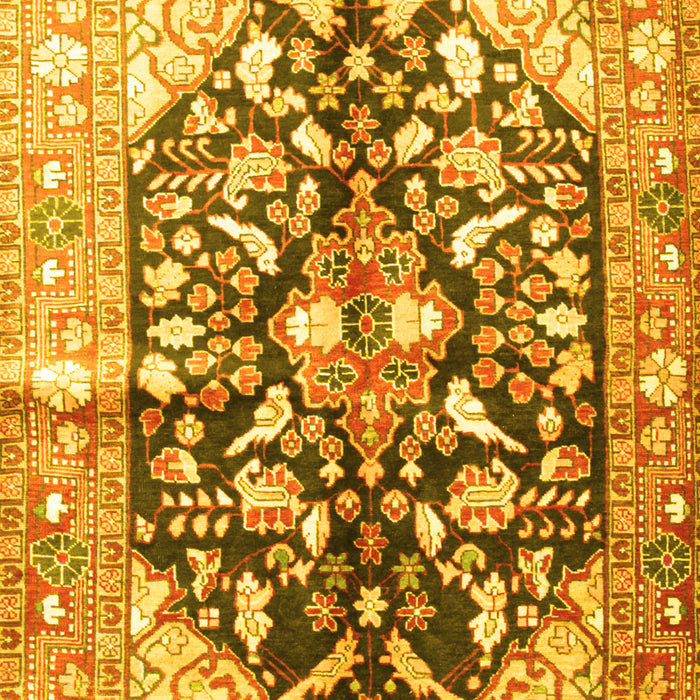 Persian Yellow Traditional Rug, tr196yw