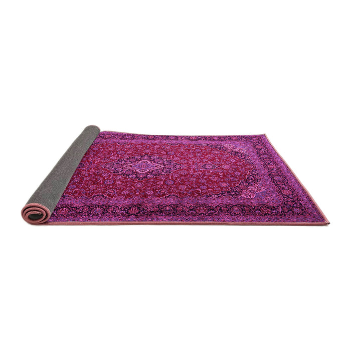 Sideview of Medallion Pink Traditional Rug, tr1970pnk