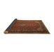 Sideview of Medallion Brown Traditional Rug, tr1970brn