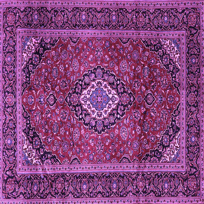 Square Persian Purple Traditional Rug, tr1971pur