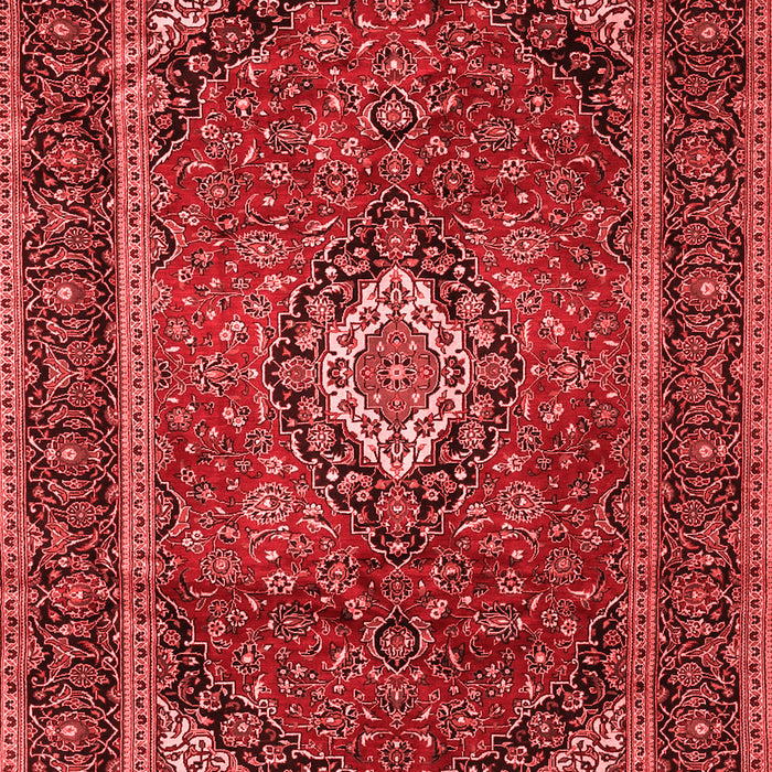 Machine Washable Persian Red Traditional Rug, wshtr1971red