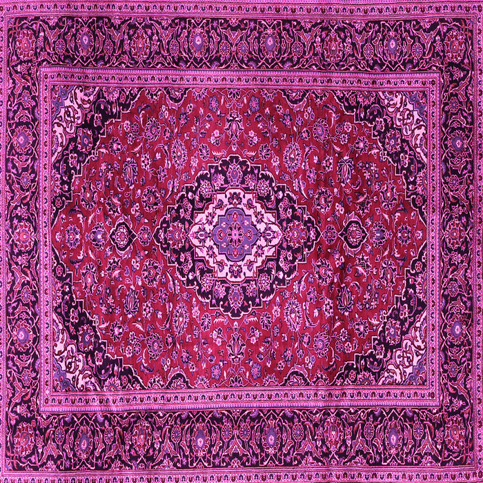 Square Persian Pink Traditional Rug, tr1971pnk