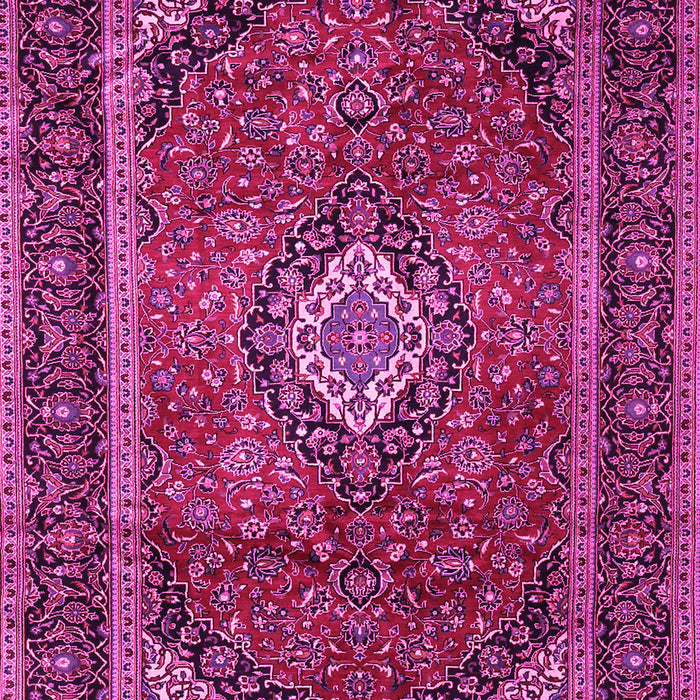 Machine Washable Persian Pink Traditional Rug, wshtr1971pnk