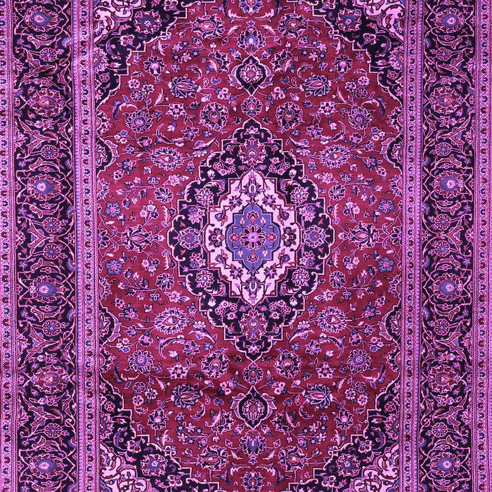 Machine Washable Persian Purple Traditional Area Rugs, wshtr1971pur