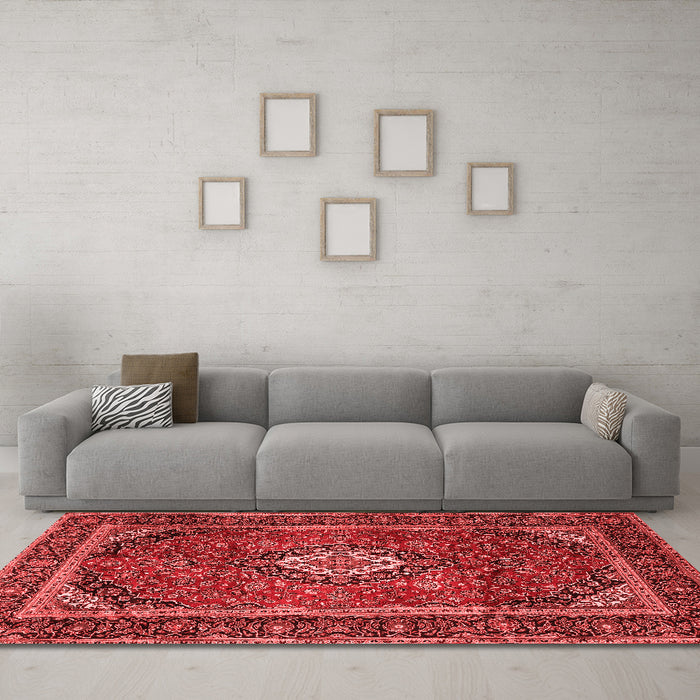 Traditional Red Washable Rugs