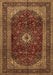 Machine Washable Persian Brown Traditional Rug, wshtr1972brn