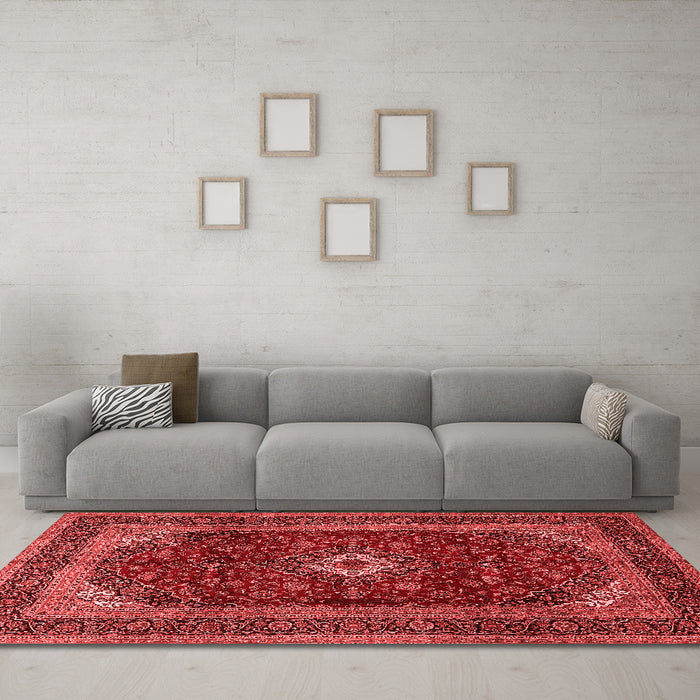 Traditional Red Washable Rugs