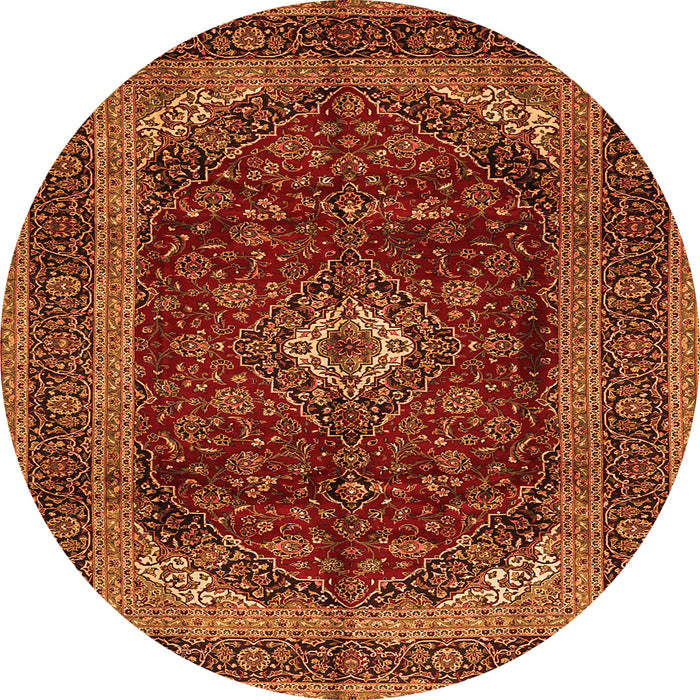 Machine Washable Persian Orange Traditional Area Rugs, wshtr1972org