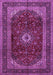 Machine Washable Persian Purple Traditional Area Rugs, wshtr1972pur