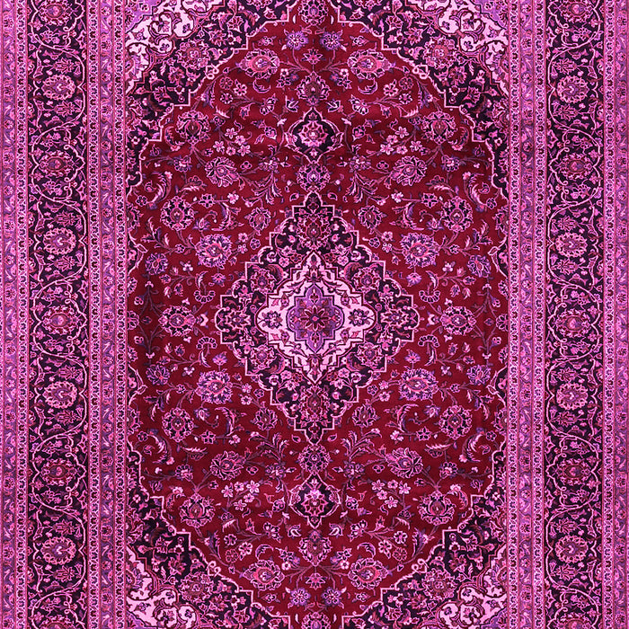 Machine Washable Persian Pink Traditional Rug, wshtr1972pnk