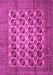 Machine Washable Southwestern Pink Country Rug, wshtr1973pnk