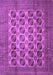 Machine Washable Southwestern Purple Country Area Rugs, wshtr1973pur