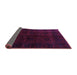 Sideview of Persian Purple Traditional Rug, tr1974pur