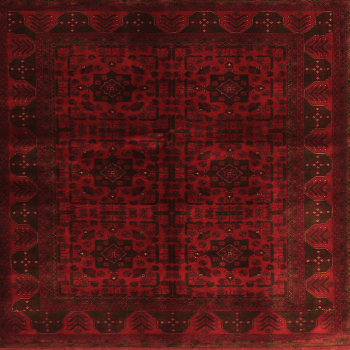 Round Machine Washable Persian Orange Traditional Area Rugs, wshtr1974org