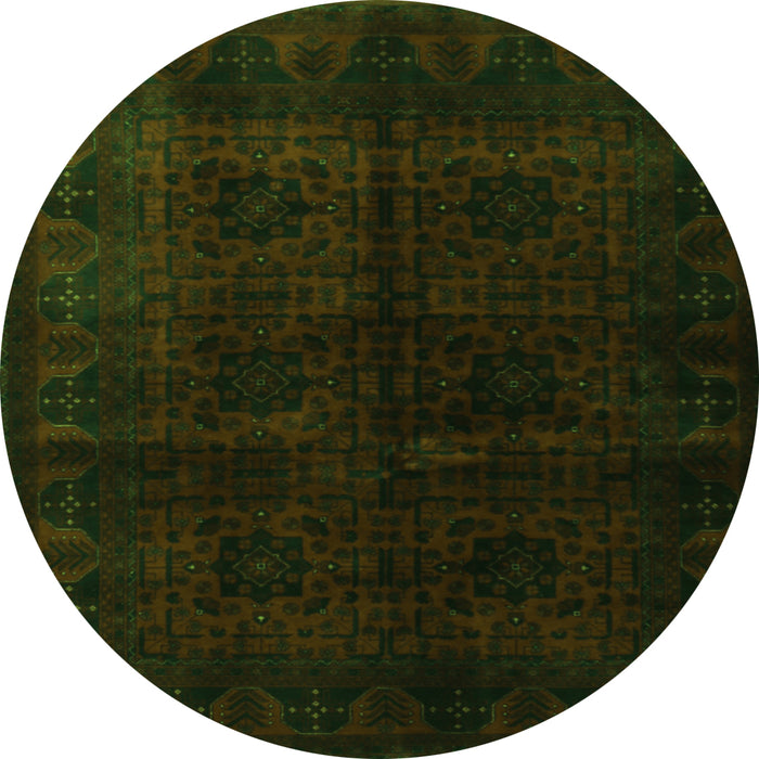Machine Washable Persian Green Traditional Area Rugs, wshtr1974grn