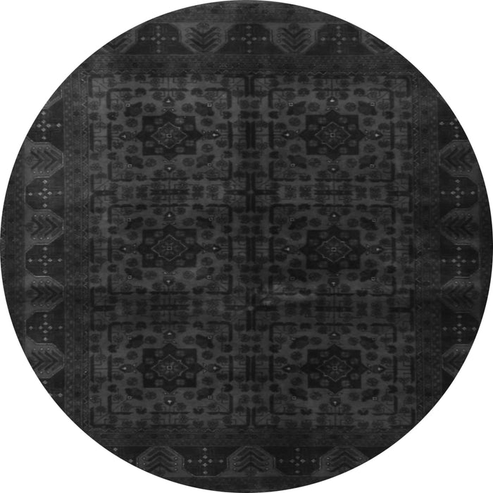 Square Persian Gray Traditional Rug, tr1974gry