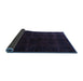 Sideview of Persian Blue Traditional Rug, tr1974blu
