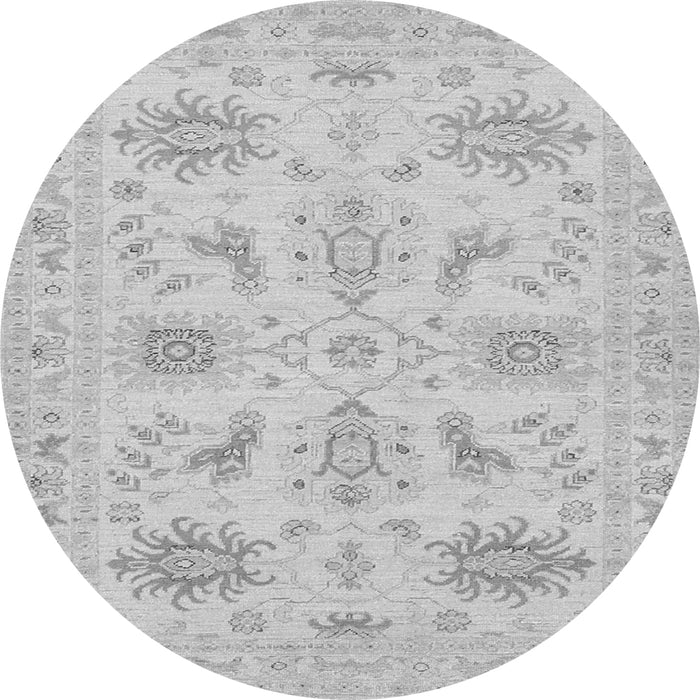 Machine Washable Persian Gray Traditional Rug, wshtr1975gry