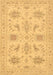 Machine Washable Persian Brown Traditional Rug, wshtr1975brn