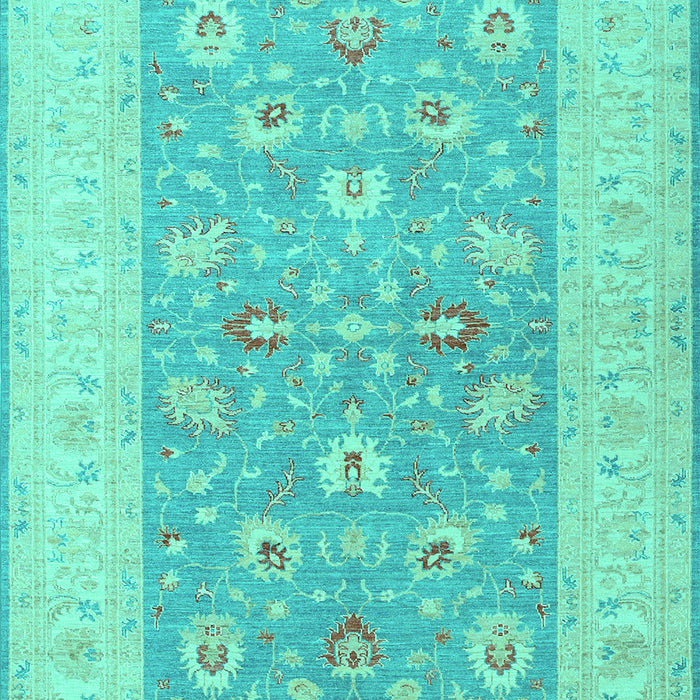 Oriental Turquoise Traditional Rug, tr1976turq