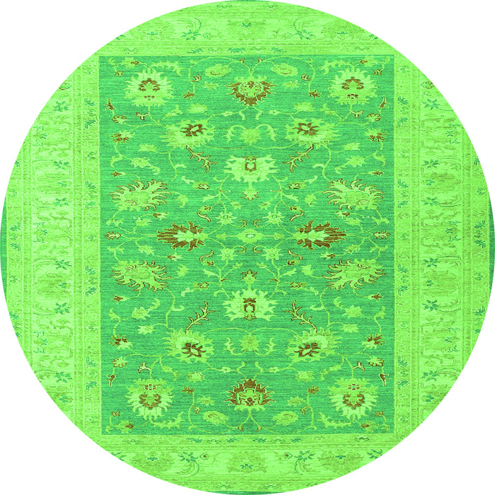 Machine Washable Oriental Green Traditional Area Rugs, wshtr1976grn