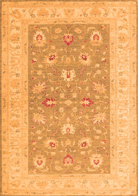Oriental Orange Traditional Rug, tr1976org