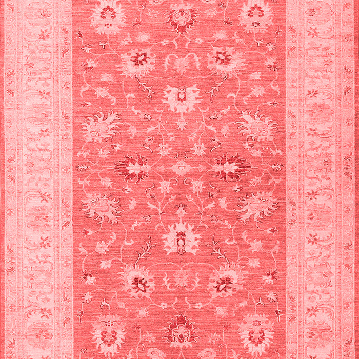 Machine Washable Oriental Red Traditional Rug, wshtr1976red