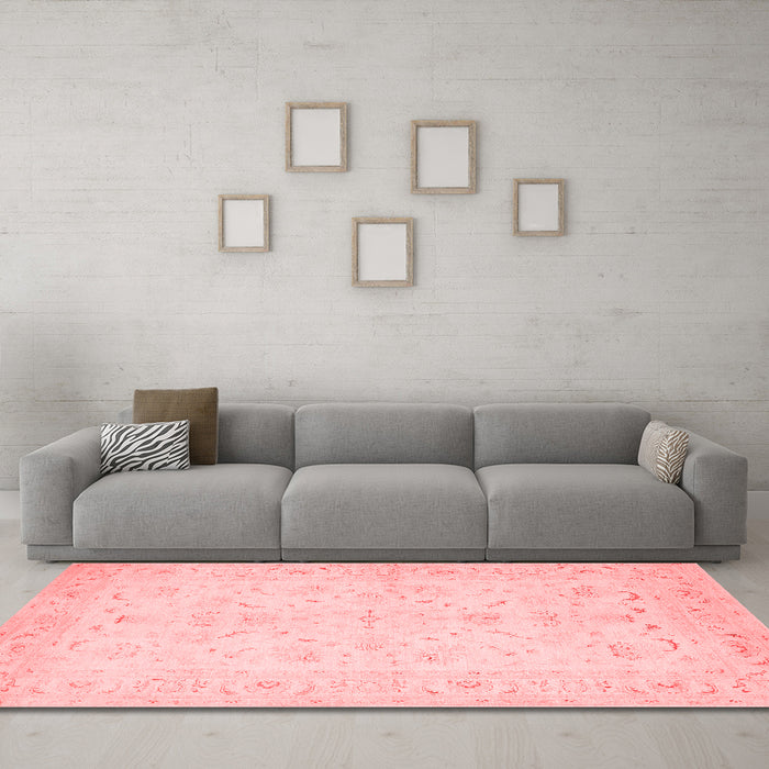 Traditional Red Washable Rugs