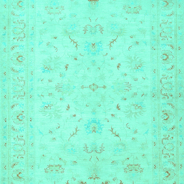 Machine Washable Persian Turquoise Traditional Area Rugs, wshtr1977turq