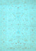 Machine Washable Persian Light Blue Traditional Rug, wshtr1977lblu