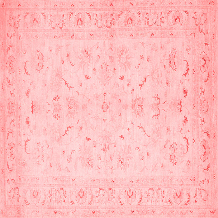 Machine Washable Persian Red Traditional Rug, wshtr1977red