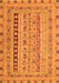 Serging Thickness of Machine Washable Persian Orange Traditional Area Rugs, wshtr1978org