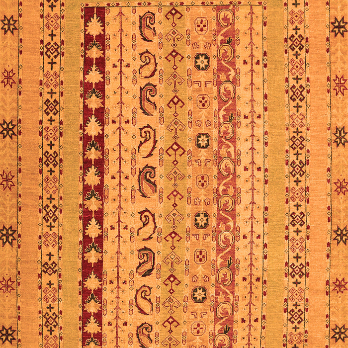 Serging Thickness of Machine Washable Persian Orange Traditional Area Rugs, wshtr1978org