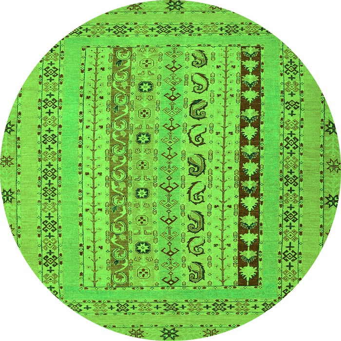 Machine Washable Persian Green Traditional Area Rugs, wshtr1978grn