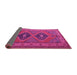 Sideview of Persian Pink Traditional Rug, tr1979pnk