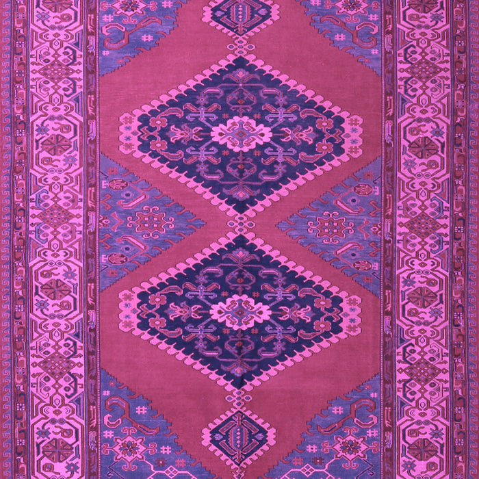 Machine Washable Persian Purple Traditional Area Rugs, wshtr1979pur