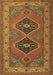 Machine Washable Persian Brown Traditional Rug, wshtr1979brn