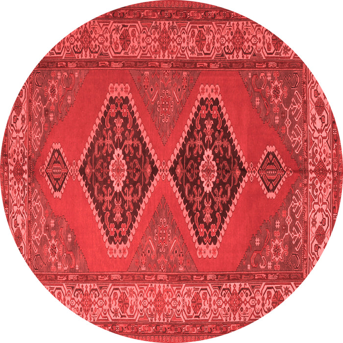 Machine Washable Persian Red Traditional Rug, wshtr1979red