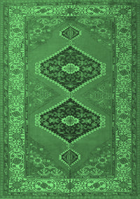 Persian Emerald Green Traditional Rug, tr1979emgrn