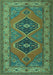 Persian Turquoise Traditional Rug, tr1979turq