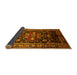 Sideview of Persian Yellow Traditional Rug, tr197yw