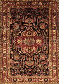 Persian Brown Traditional Rug, tr197brn