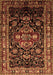 Persian Brown Traditional Rug, tr197brn