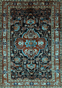 Persian Light Blue Traditional Rug, tr197lblu
