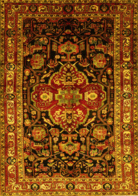Persian Yellow Traditional Rug, tr197yw