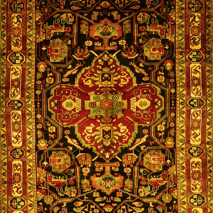 Persian Yellow Traditional Rug, tr197yw