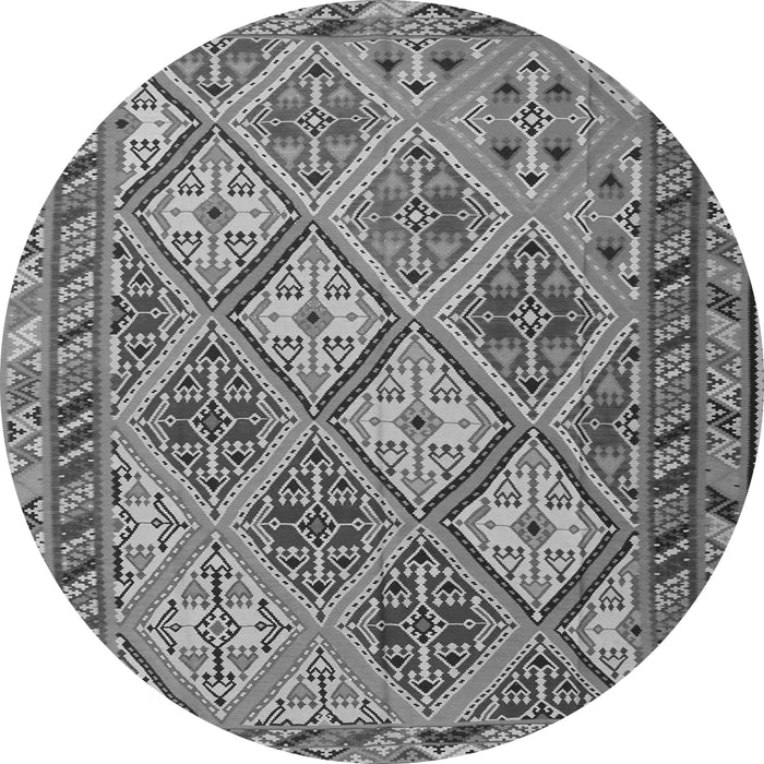 Machine Washable Persian Gray Traditional Rug, wshtr1980gry