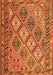 Persian Orange Traditional Rug, tr1980org