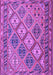 Machine Washable Persian Purple Traditional Area Rugs, wshtr1980pur