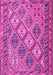 Machine Washable Persian Pink Traditional Rug, wshtr1980pnk